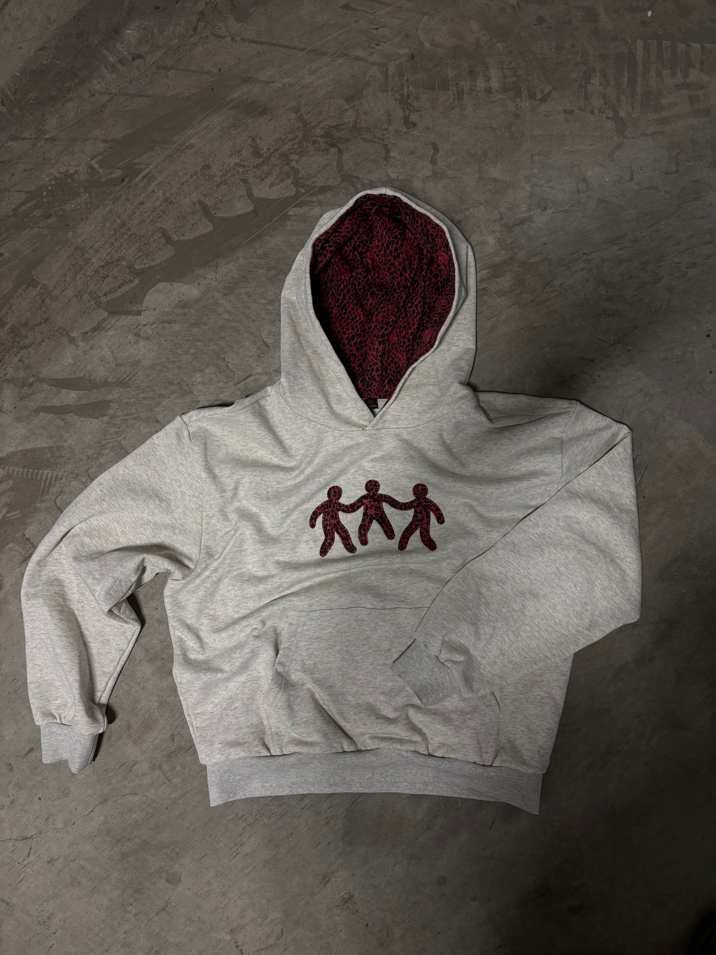 THE 3-MAN HOODIE (GREY)