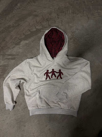 THE 3-MAN HOODIE (GREY)