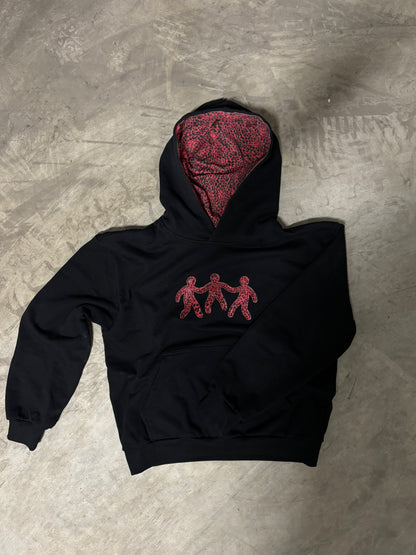 THE 3-MAN HOODIE (BLACK)